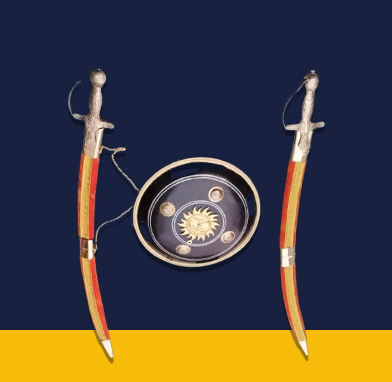 Wall Hanging Antique Sword Both